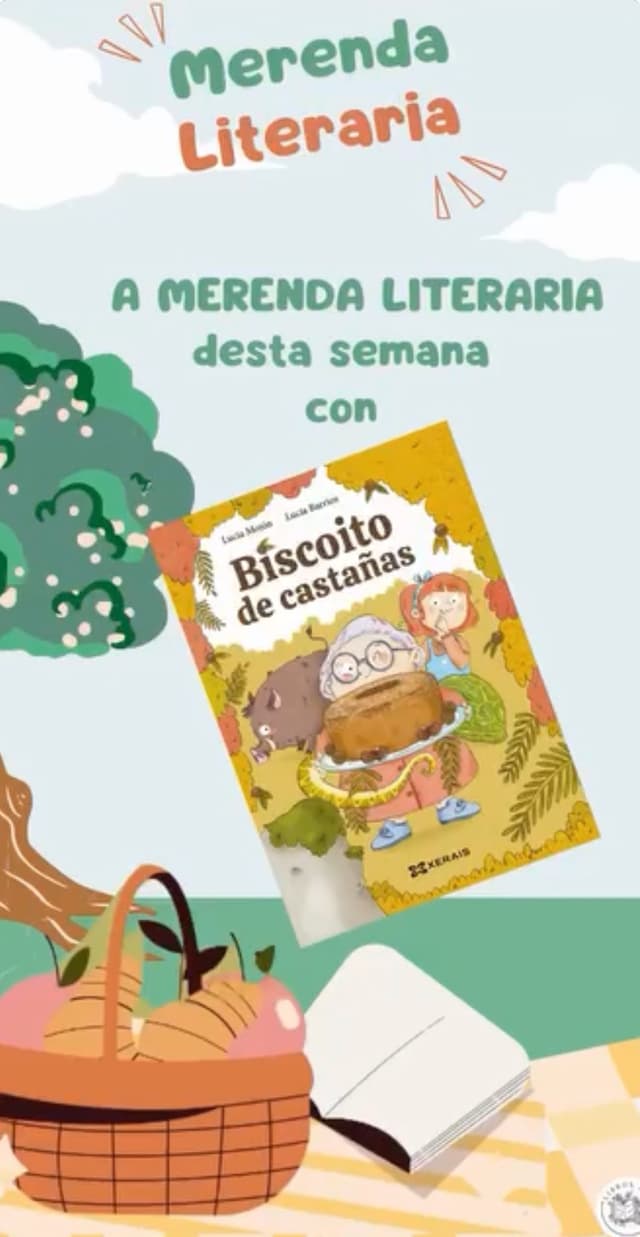 Merenda sobre Biscoito de castañas