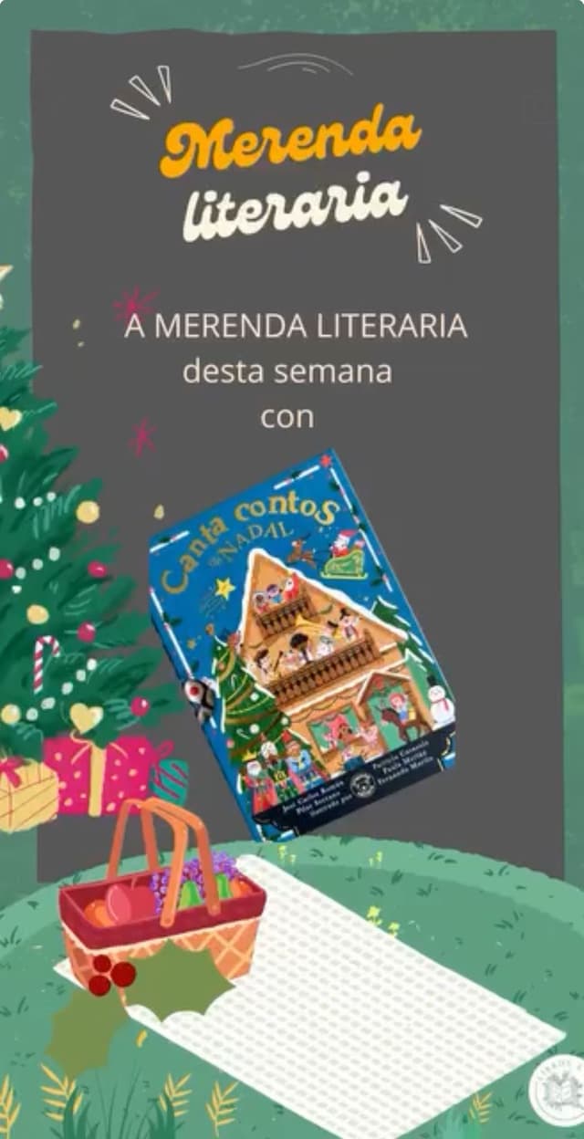 Merenda sobre Canta contos de Nadal