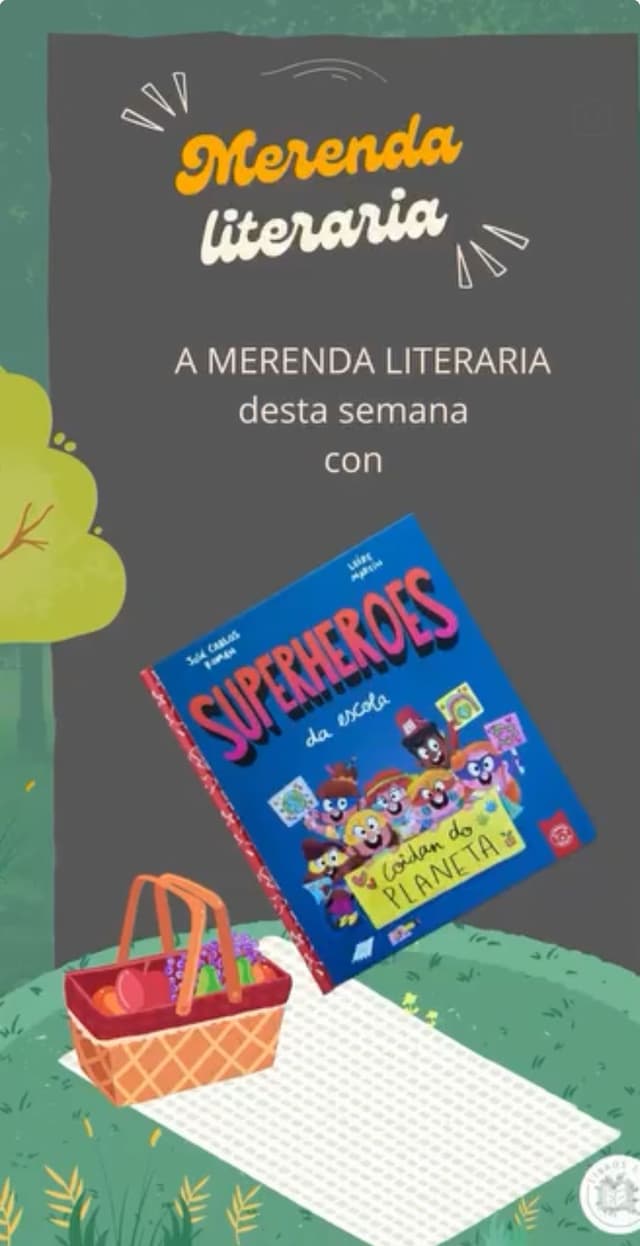 Merenda sobre Superheroes da escola